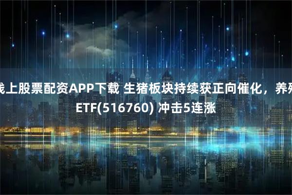 线上股票配资APP下载 生猪板块持续获正向催化，养殖ETF(516760) 冲击5连涨