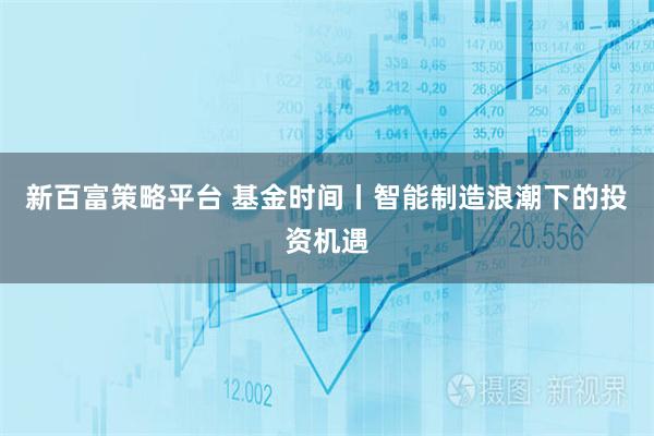 新百富策略平台 基金时间丨智能制造浪潮下的投资机遇