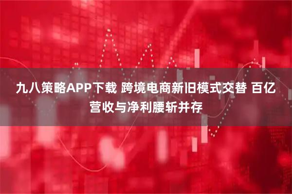 九八策略APP下载 跨境电商新旧模式交替 百亿营收与净利腰斩并存